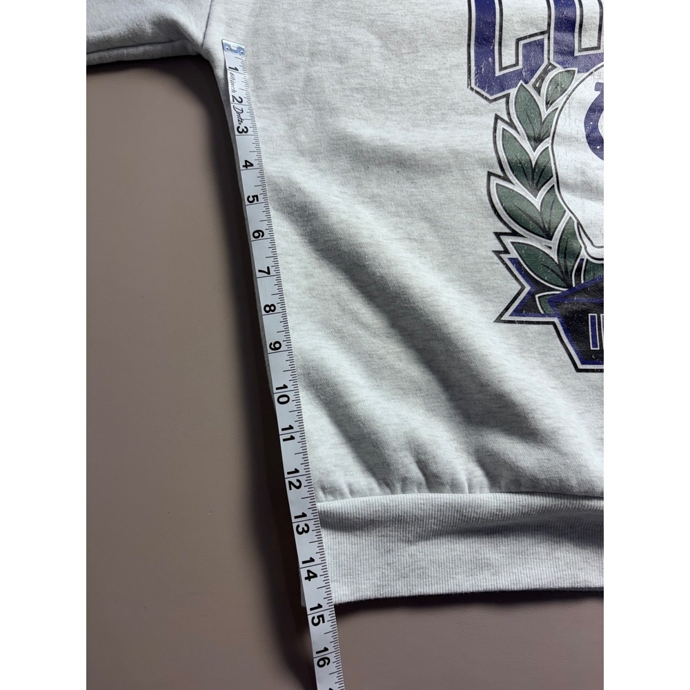 Gameday Couture Indianapolis Colts Graphic Sweatshirt Women's Light Gray NFL Lg - Picture 11 of 12